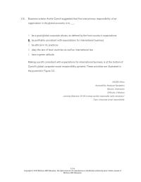 Management Chapter 3 Business Scholar Archie Carroll Suggested That