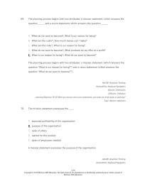 Management Chapter 5 The Planning Process Begins With Two