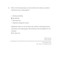 Management Module A Which The Following Helps One Work.