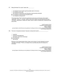 Management Chapter 9 Being Dismissed For Cause Means That