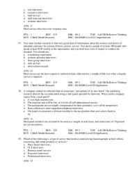 Marketing Chapter 9 An Software System Specifically Designed