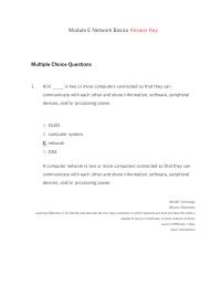 Management Module E Identify and describe the four basic concepts