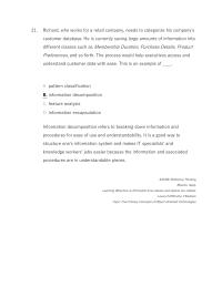 Management Module G Richard Who Works For Retail Company