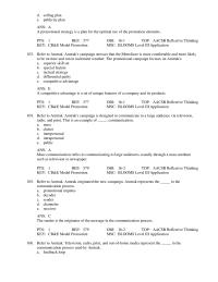 Marketing Chapter 16 The Message Transmitted Through Channel Communication&nbsp;