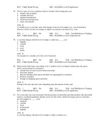 Marketing Chapter 19 The two types of costs a marketer needs to consider when