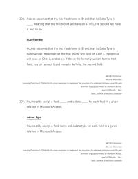 Management Module J General Rule When Establishing Relationships Between