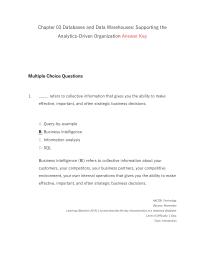 Management Chapter 3 Database Model 13 which Type Database Model Organizes And