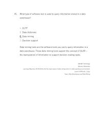 Management Chapter 3 What Type Software Tool Used Query