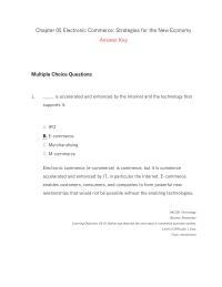 Management Chapter 5 Ecommerce Business Models 12 when You Purchase