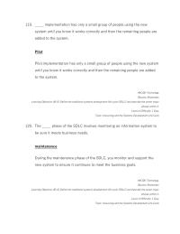 Management Chapter 6 An Software Architecture Perspective That