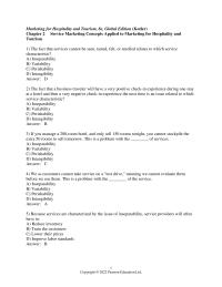 Marketing Chapter 2 Which of the following is NOT a link in the service