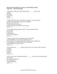 Marketing Chapter 10 Techniques and procedures must be developed