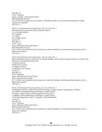 Psychology Chapter 02 Developmentalists who study children’s cognitive