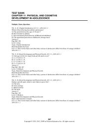 Psychology Chapter 11 Less Than 13 Sexually Active Children Report