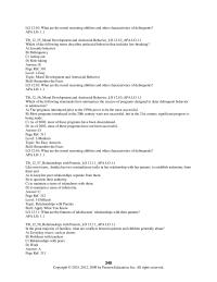 Psychology Chapter 12 Moral Reasoning skill Remember The Facts lo 127 What