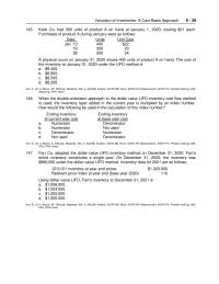 Accounting Chapter 8 Aber Company manufactures one product