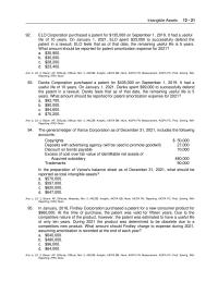 Accounting Chapter 12 Findley Corporation purchased a patent for a new