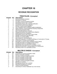 Accounting Chapter 18 The fourth step in the process for revenue&nbsp;