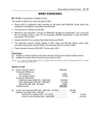 Accounting Chapter 19 When a change in the tax rate is enacted