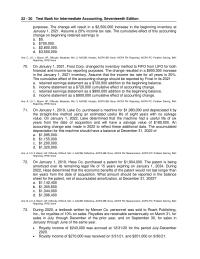 Accounting Chapter 22 Corrections Errors Are Recorded The Year Discovered