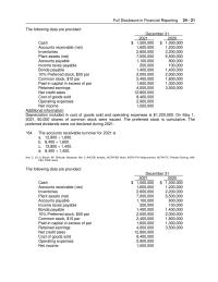 Accounting Chapter 24 Finas Income Statement For The Quarter Ended march