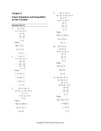 Mathematics Chapter 2 Homework Use The Formula Fma And Solve For