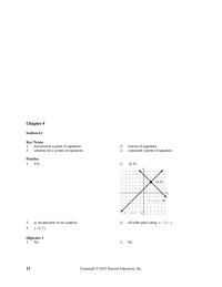Mathematics Chapter 4 Homework Objective System Equations Consistent