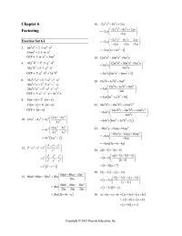 Mathematics Chapter 6 Homework Factoring 66 Correct 68 Not Correct