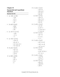 Mathematics Chapter 10 Homework Yes Every Horizontal Line That Can Intersect