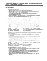 Economics Chapter 3 Which of the following is an advantage of an indexed equity