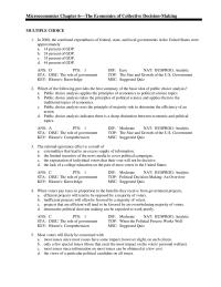 Economics Chapter 6 Which The Following Explains Why Pork barrel