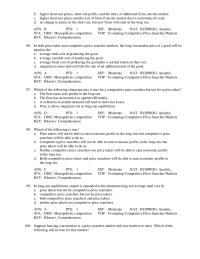 Economics Chapter 10 The top-level managers of the firm are paid high salaries