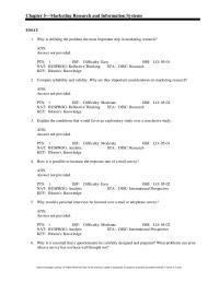 Marketing Chapter 05 Compare the advantages and disadvantages of the two types&nbsp;