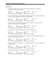 Marketing Chapter 8 It is not necessary to consider the compatibility and comparability of the data