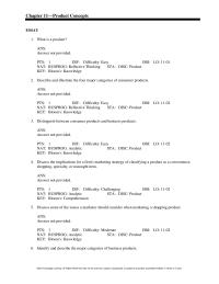 Marketing Chapter 11 Business Process Materials Raw Material Convenience&nbsp;