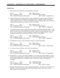 Environmental Engineering Chapter 11 The legal right to sue for a breach of contract is subject to a
