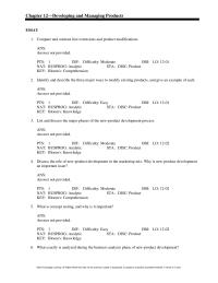 Marketing Chapter 12 Three Major Ways Which Marketers Engage