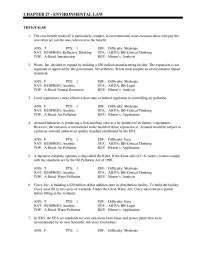 Environmental Engineering Chapter 27 Which of the following Acts sets goals without regard to the cost