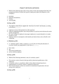 Management Chapter 9 The law on successorship provides that if there is a genuine