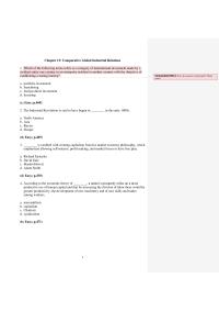Management Chapter 13 The Industrial Revolution Said Have Begun
