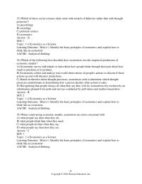 Economics Chapter 1 Ceteris Paribus Means Quot all Variables