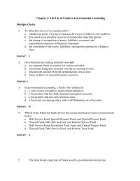 Accounting Chapter 2 General Fund Enterprise Fundc Debt Service Fund
