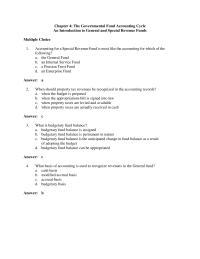 Accounting Chapter 4 March 31a Other Financing Source Liability Revenue