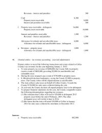 Accounting Chapter 5 The Town Files Tax Lien Against