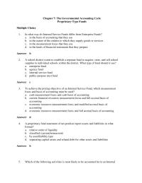 Accounting Chapter 7 Enterprise Fund Revenues And Expenses What Waya