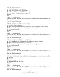 Economics Chapter 7 The Major Types Unemployment Learning Outcome Macro 14 Identify