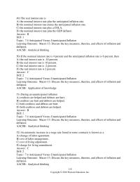 Economics Chapter 7 Changing Inflation And Unemployment