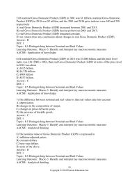Economics Chapter 8 Adjusting nominal Gross Domestic Product (GDP) for price changes from a base