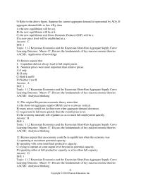 Economics Chapter 11 Keynesian Economists Who Contend That Money