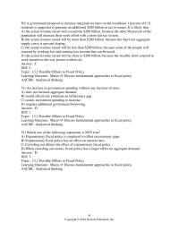 Economics Chapter 13 If an increase in government spending causes an increase in government borrowing